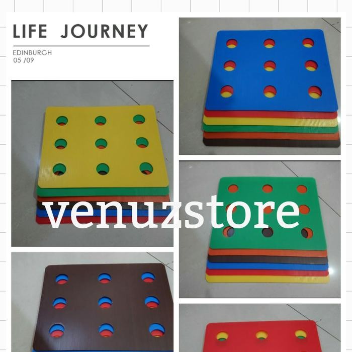 

Khusus Grab! Infraboard Tutup Bak Hidroponik Lubang 9 Netpot 5Cm 395X315X3Mn