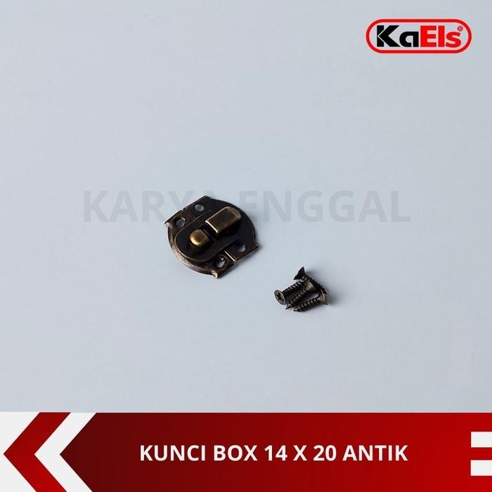 Kunci Pengait Box Antik Kecil / Kunci Box / Pengait Kotak Tipis