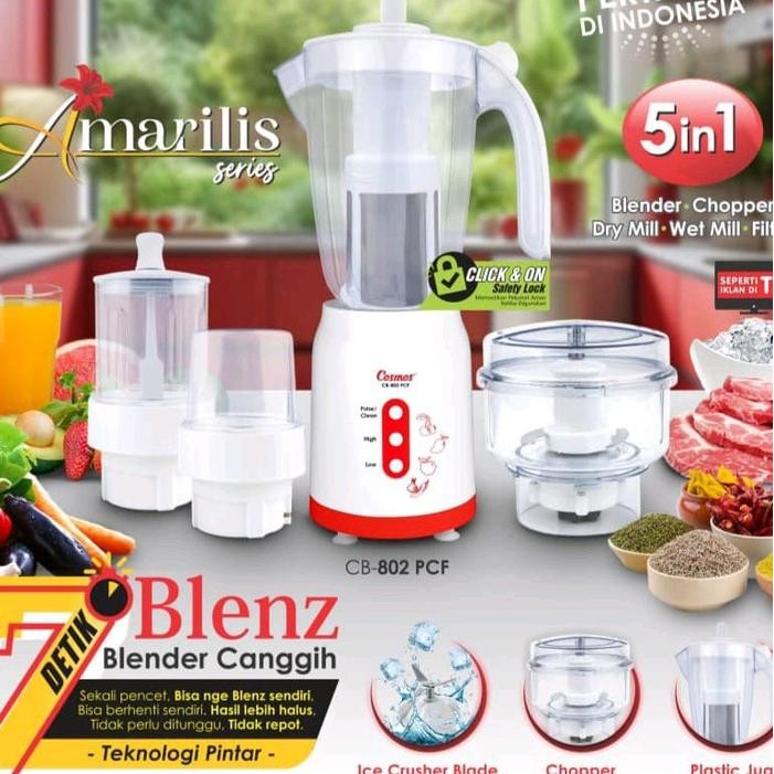 COSMOS BLENZ CB-802 PCF BLENDER CANGGIH COSMOS CB 802PCF COSMOS BLENDER 4in1 CB802 PCF BLENDER