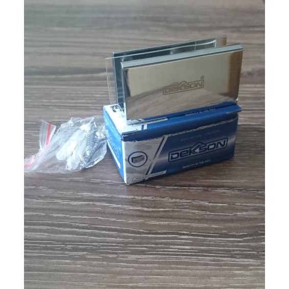 Glass Clip Dekson/Penjepit Kaca/Tundan Kaca/Ambalan Kaca/Jepit Rak