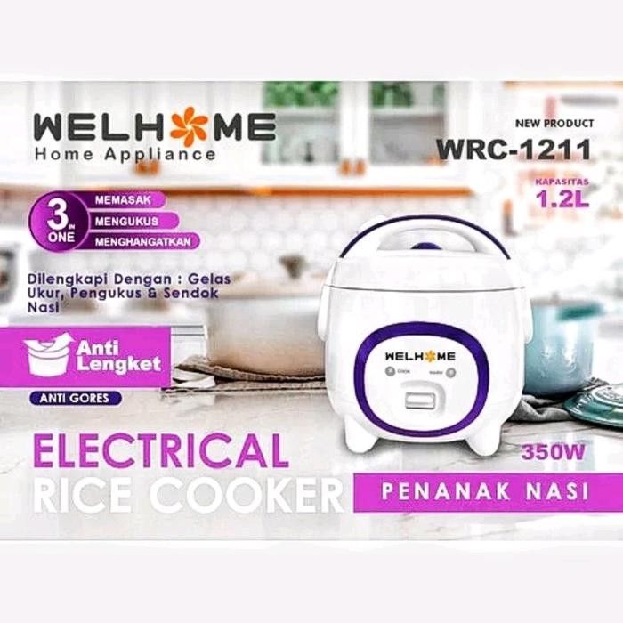 Welhome Rice Cooker Wrc1211 Magic Com 3in1 Welhome Wrc 1211