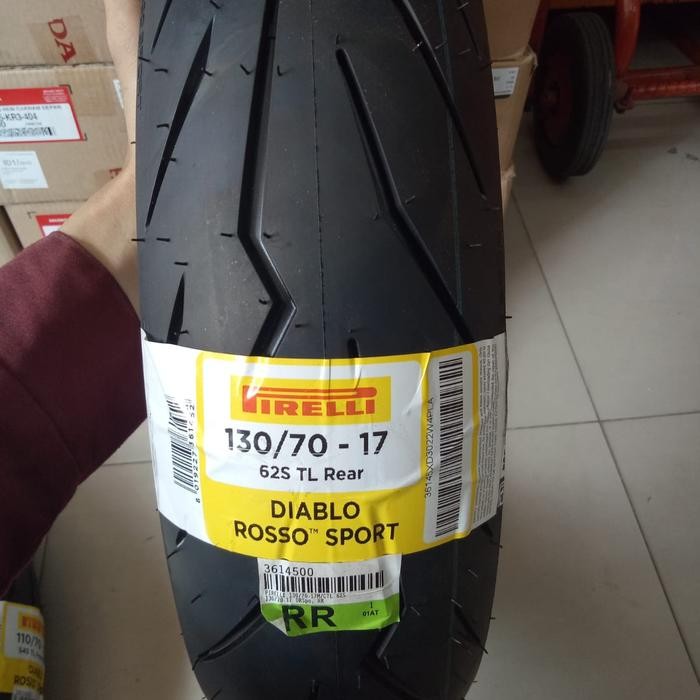 Ban Luar Pirelli Diablo Rosso Sport Ukuran 130/70-17 Tubeless