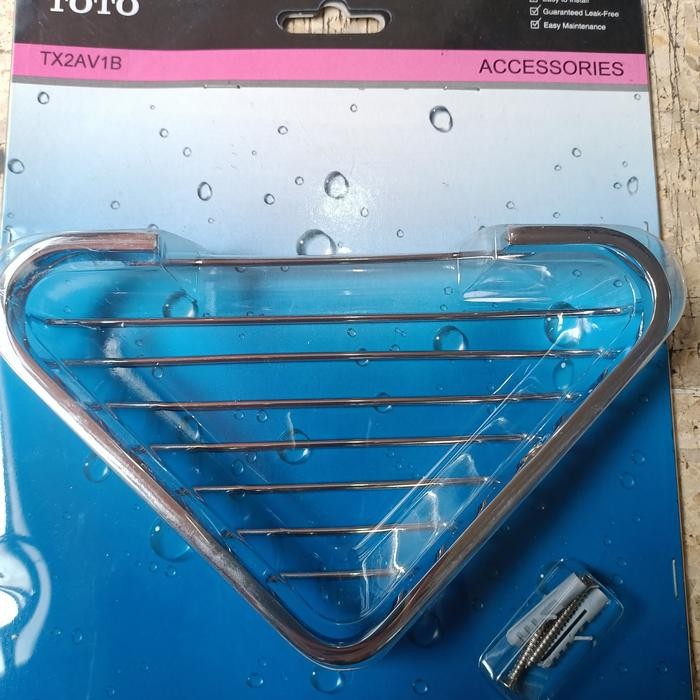 Siap Kirim Rak Sabun Sudut Stainless TOTO TX 2 AV1B - Tempat Sabun Sudut Kamar Mandi