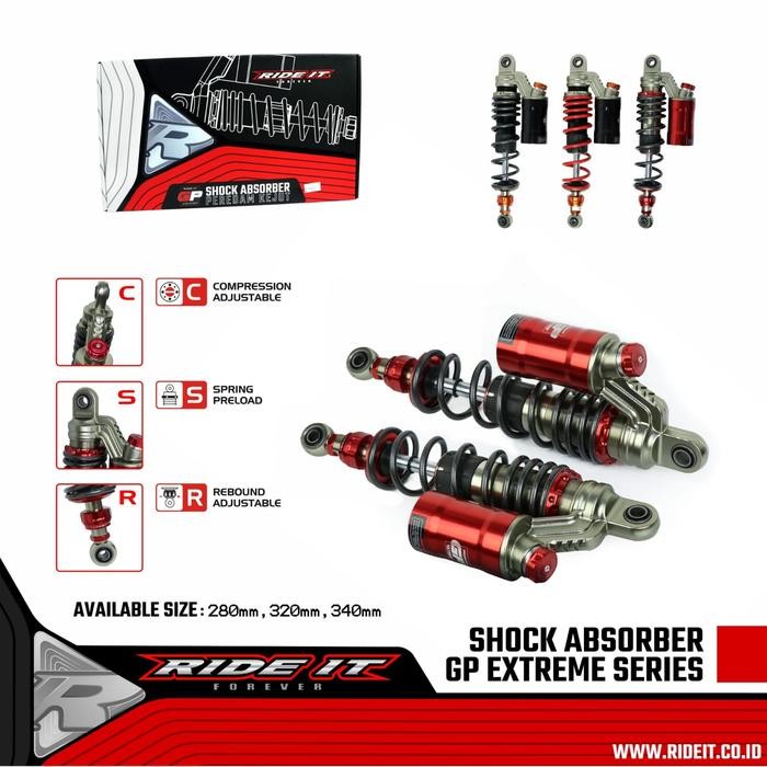 Shock Breaker Ride It Gp Series Type Ktc Extrem Uk 320 Mm Dan 340 Mm