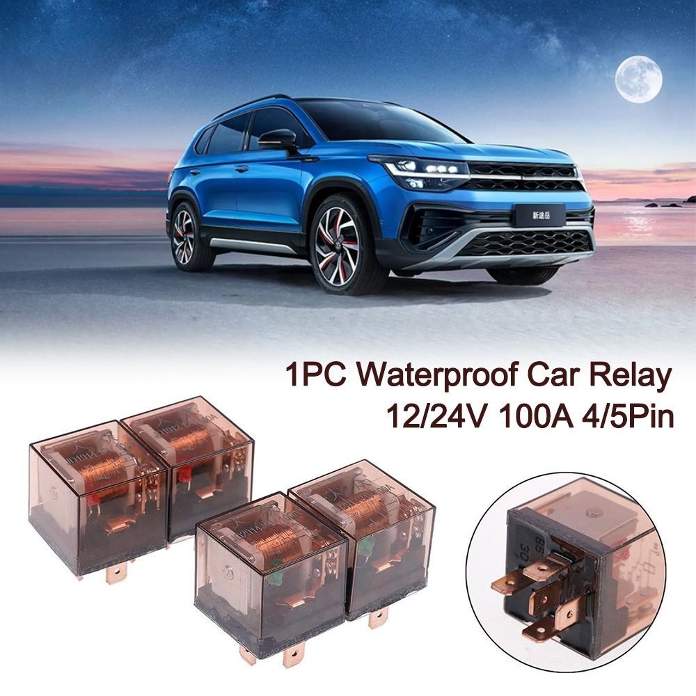 IMPORT PORTABLE WATERPROOF CAR RELAY 12/24V 100A 4/5PIN HIGH POWER SPDT HIGH CAPACITY SWITCHING CAR