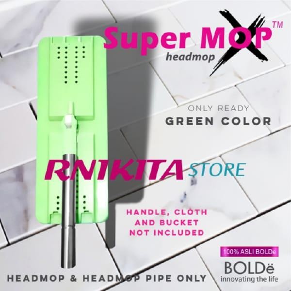 BOLDE HEADMOP PLATE SUPER MOP X KEPALA PEL FLAT PENGGANTI UNTUK SUPER MOP X