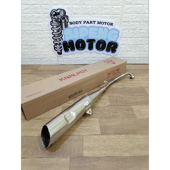 KNALPOT STANDARD HONDA SUPRA X 125 LAMA OLD 2004 2005 2006 2007- Knalpot Standard Motor - Sparepart