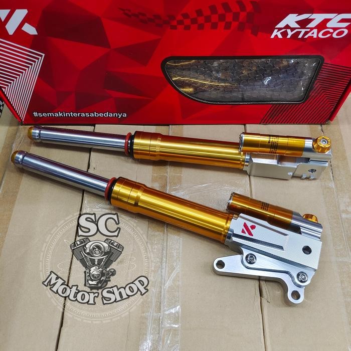 Shock depan KTC kytaco model tabung mio smile-mio soul-mio j-xeon-fino