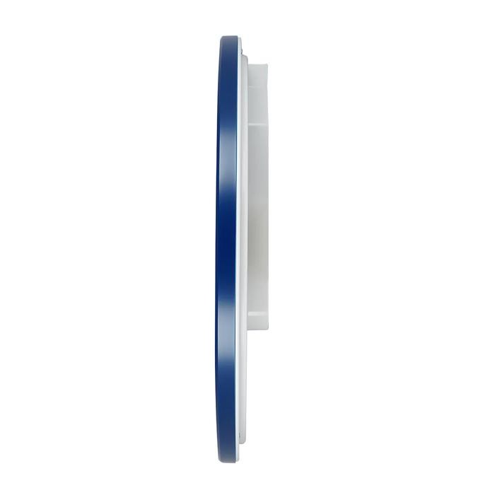 Jam Dinding Seiko Biru 36cm Gerakan Sweep Tidak Berbunyi Original Wall Clock
