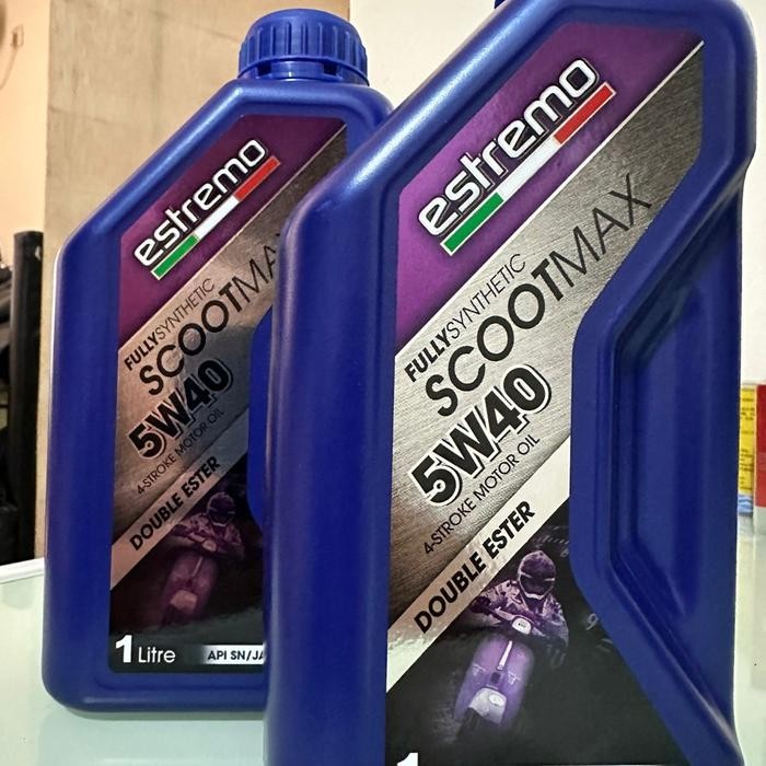 Oli ESTREMO / ESTREMO Scootmax Fully Synthetic 5W40 / Oli Matic