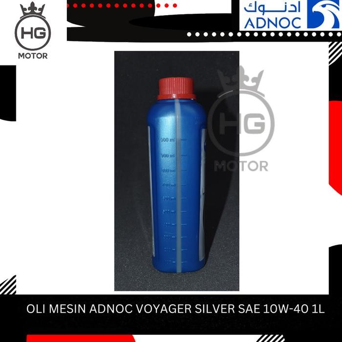 ADNOC Oli Motor Mobil VOYAGER SILVER 4T 10W40 1L ORIGINAL