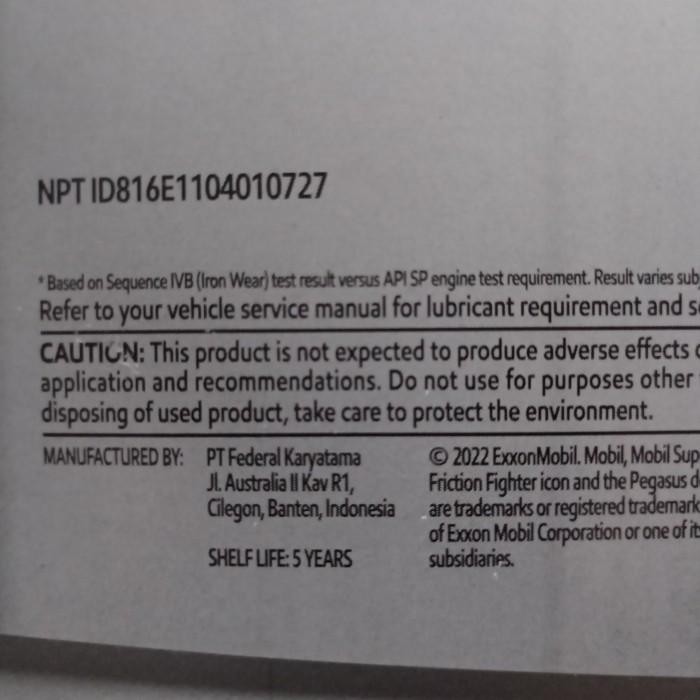 oli mobil super 2000 SAE 10W-40 kemasan 4liter khusus pulau jawa