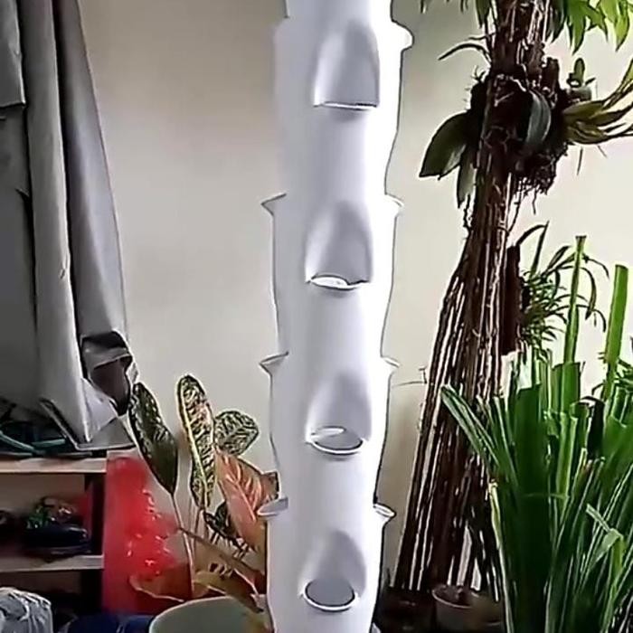 Pipa Hidroponik Tower / Vertikal 50 Cm -4 Inc