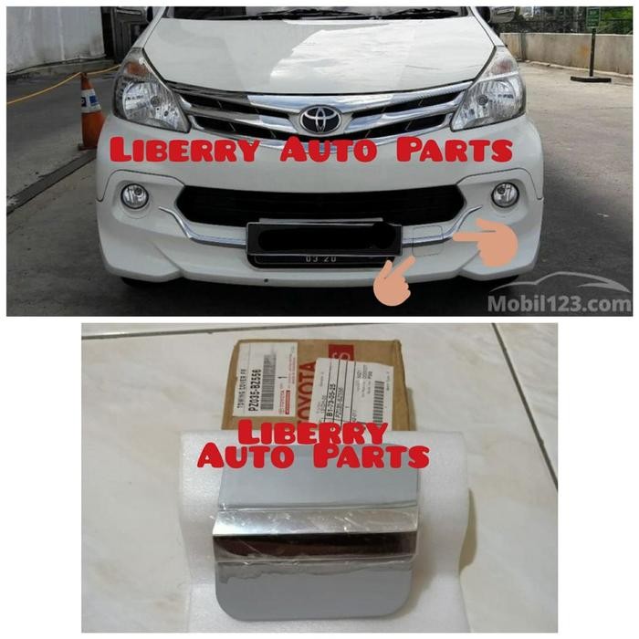 Stok Terbatas Cover Towing / Tutup Derek Bemper Depan All New Avanza Luxury Original