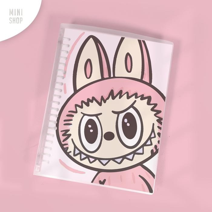 

Binder A5 Labubu ( Loose Leaf Aesthetic Notebook Planner Buku Diary Notes Ring Book Buku Weekly