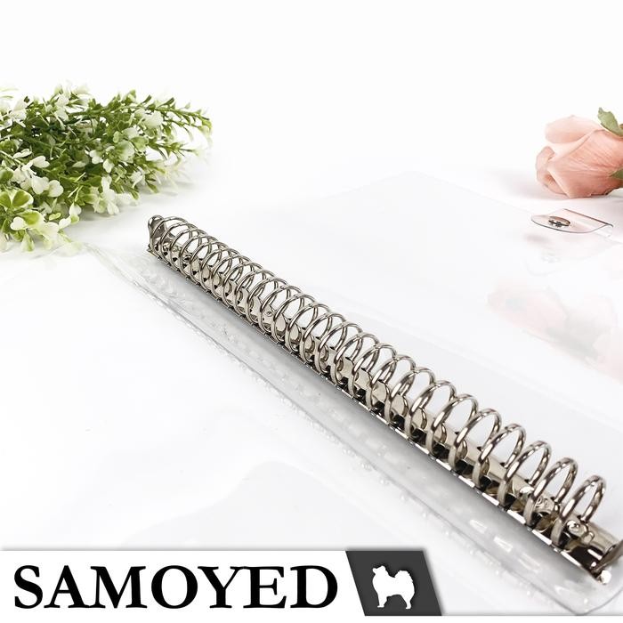 

Sampul Binder / Loose Leaf / Transparan / Transparent Binder Note Cover B5 Samoyed Cbnl-R9M-B5 Kode