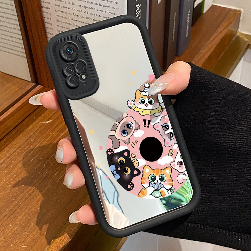 Casing Hp Xiaomi Redmi Note 11 Redmi Note 11s Redmi Note 11 Pro 5G Case Casing Kucing lucu pola Kasi