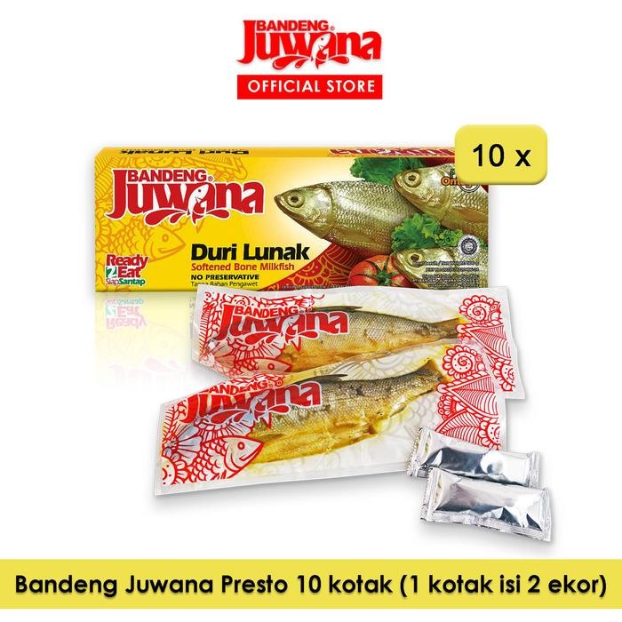 

Diskon! Promo Bandeng Juwana Paket 10 Dus Bandeng Presto (1 Dus Isi 2 Ekor) Ikan Segar & Sambal