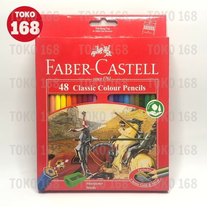 

FABER CASTELL Pensil Warna/ Color Pencil 48 Warna (SET)