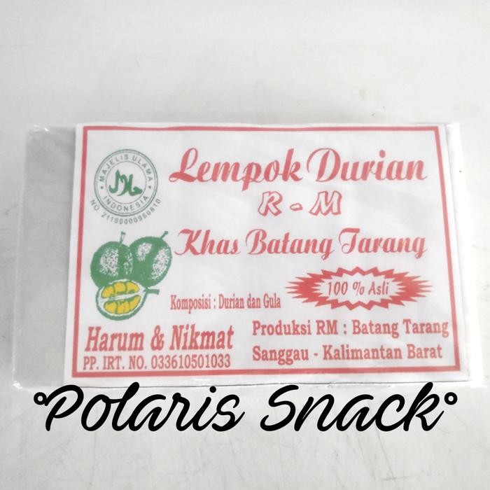 

Diskon! Promo Dodol Durian Pontianak Lempok Durian Halal Premium Oleh Oleh
