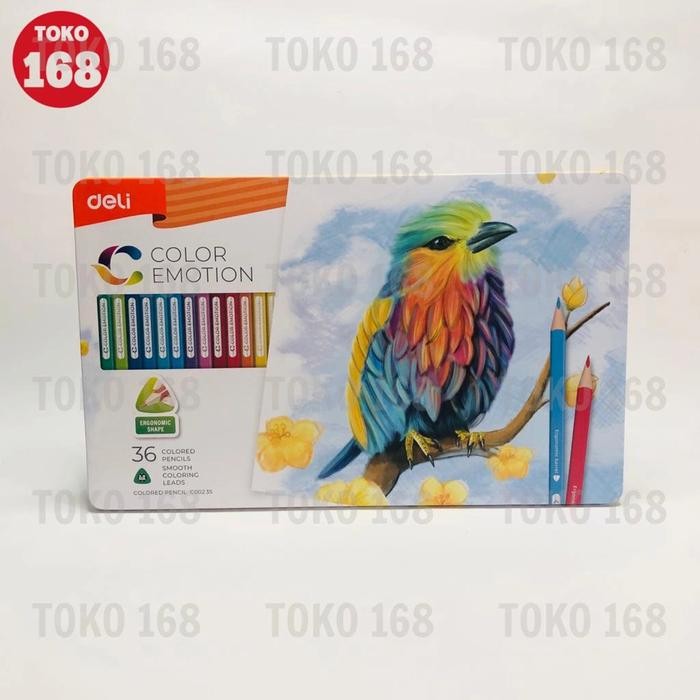 

DELI Colored Pencil 36 Colors / Pensil Warna 36 Warna C00235 (SET)