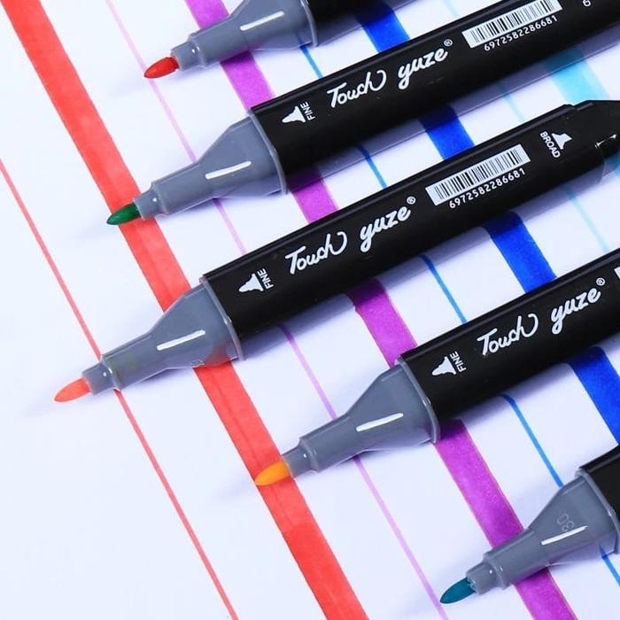 

Stabilo Spidol Warna Sketsa Umum Dua Sisi Kepala Tulis Luas dan Halus Double Headed General Touch