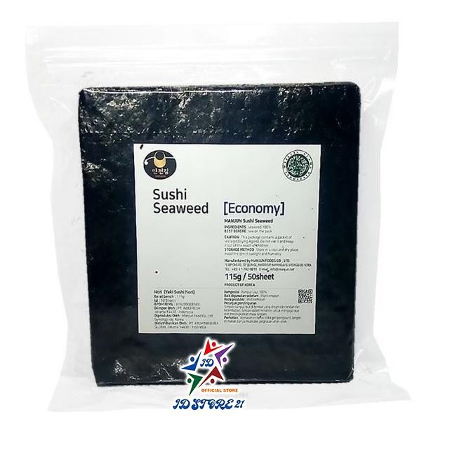 

Diskon! Promo Manjun Yaki Sushi Nori Rumput Laut 50 Sheet Halal