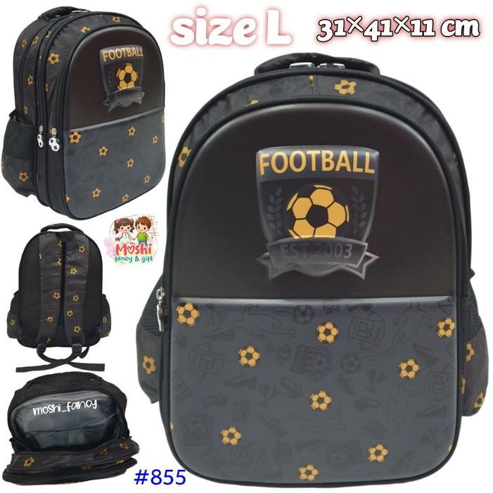 Tas Sekolah Anak Sd Laki-Laki Boy Motif Sonic Racing Car Spiderman Minecraft Flower /Tas Ransel