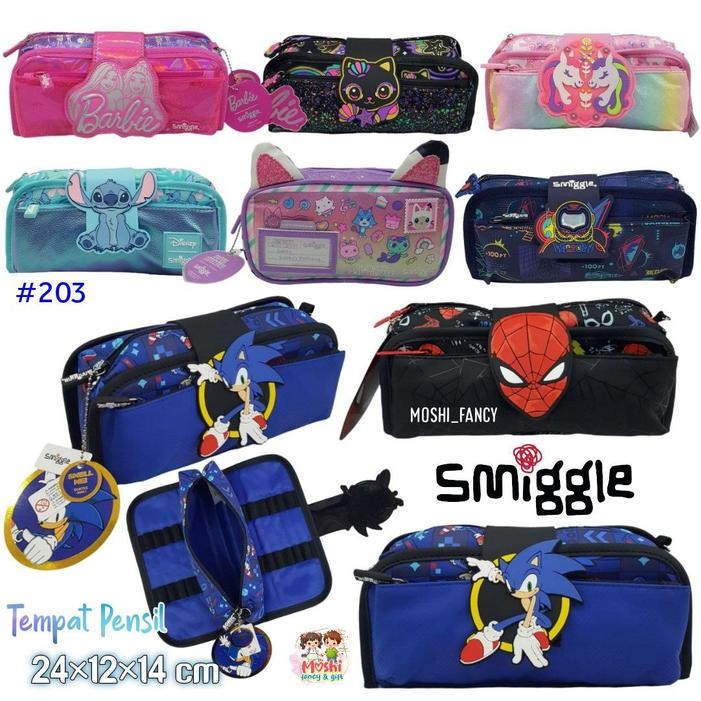 

Tempat Pensil Smiggle Astronot Cat Spiderman Dan Unicorn / Tempat Alat Tulis Smiggle Laki-Laki Boy
