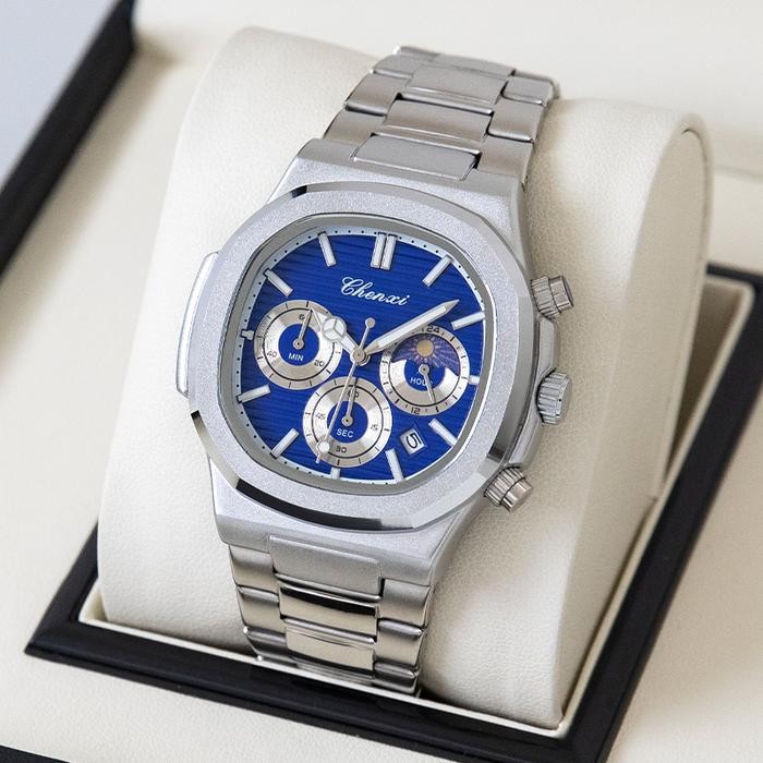 Jam Tangan otomatis CHENXI 0092 pria dewasa cowok terbaru 2024 anti air kasual olahraga digital kado