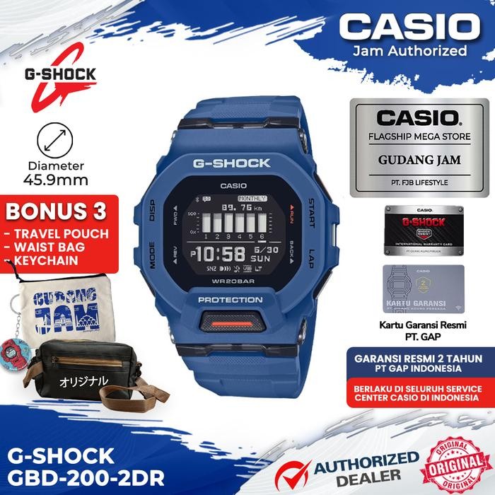 G-Shock GBD-200-2DR GBD-200 GBD200 Garansi Resmi 2 Tahun
