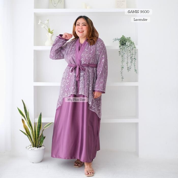 Gamis Outer Tile Mutiara Jumbo 3600, Ld 130 & 142 Cm