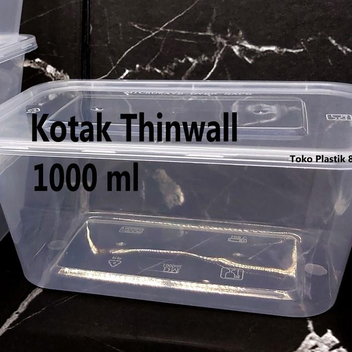 JT Food Container Kotak Box Makanan Wadah Plastik 1000ml