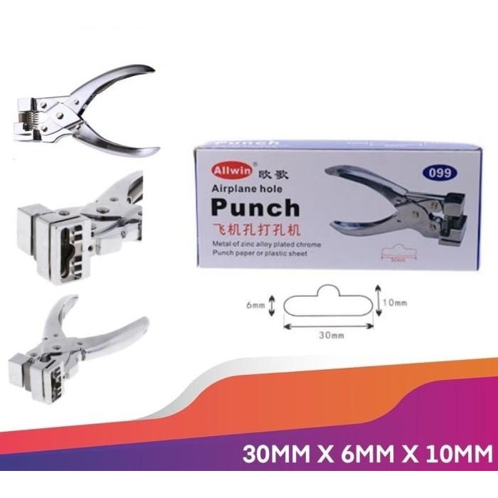 

Airplane Hole Punch No 099 Pembolong Kertas Plastik Id Card T