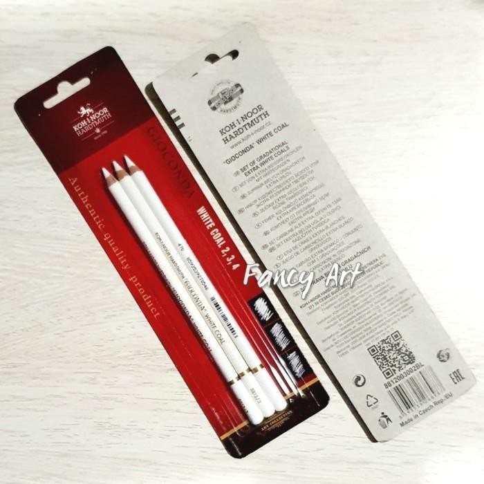 

Koh-I-Noor Gioconda White Coal Pencil Set (3)