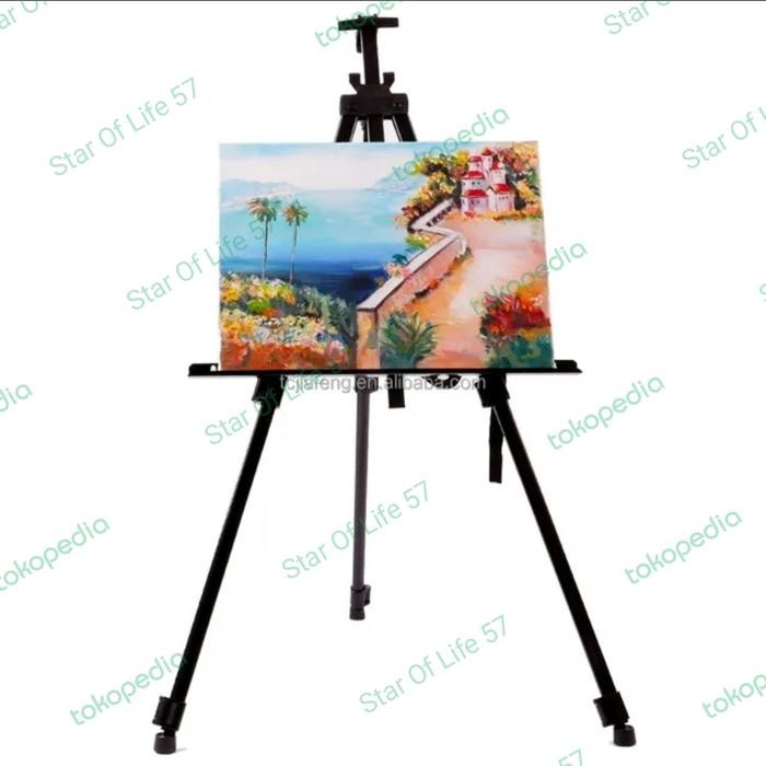 

Easel Lukis Stand Lukisan Standing Frame Foto Tripod