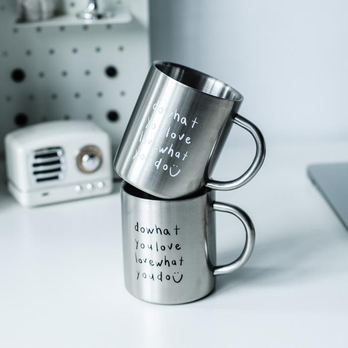 

Sale terbaru LITTLE DAISY DOW Stainless Mug 300 ML / Gelas Stainless Aesthetic / Cangkir Teh Kopi /