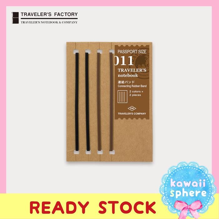 

tersedia travelers notebook 011 rubber band connecting passport size