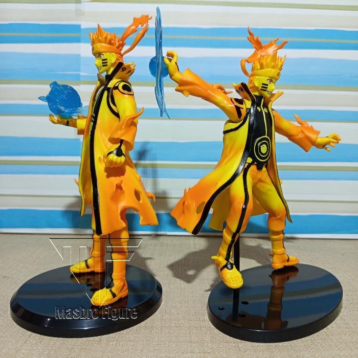 Promo Terlaris Action Figure Uzumaki NARUTO Kyubi Bijuu Nine Tail Kurama Sage Mode Baryon Ready