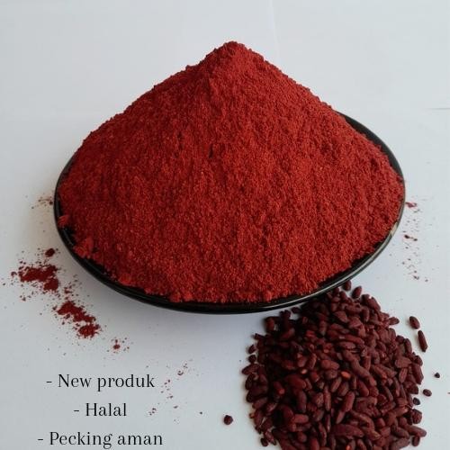 

Sale terbaru Angkak Beras Merah bubuk 1kg / Red Yeast Rice powder Ready