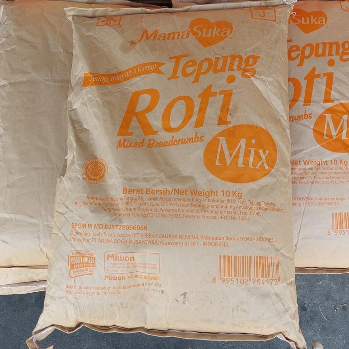 

New Tepung Roti Mamasuka Mix 10kg Ready