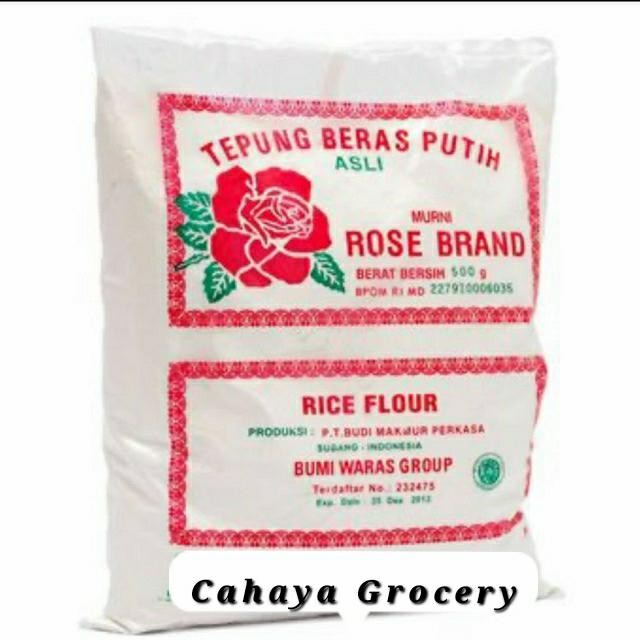 

Promo Terlaris tepung beras rose brand 500gr x 20bks Ready