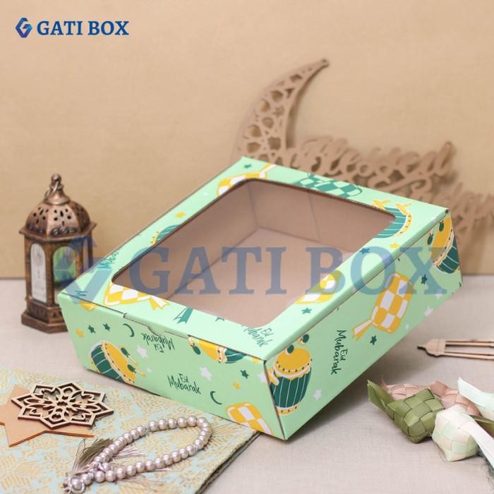(Allthebest) kotak kue box cake dus lapis legit lebaran idul fitri dus 22x22x7