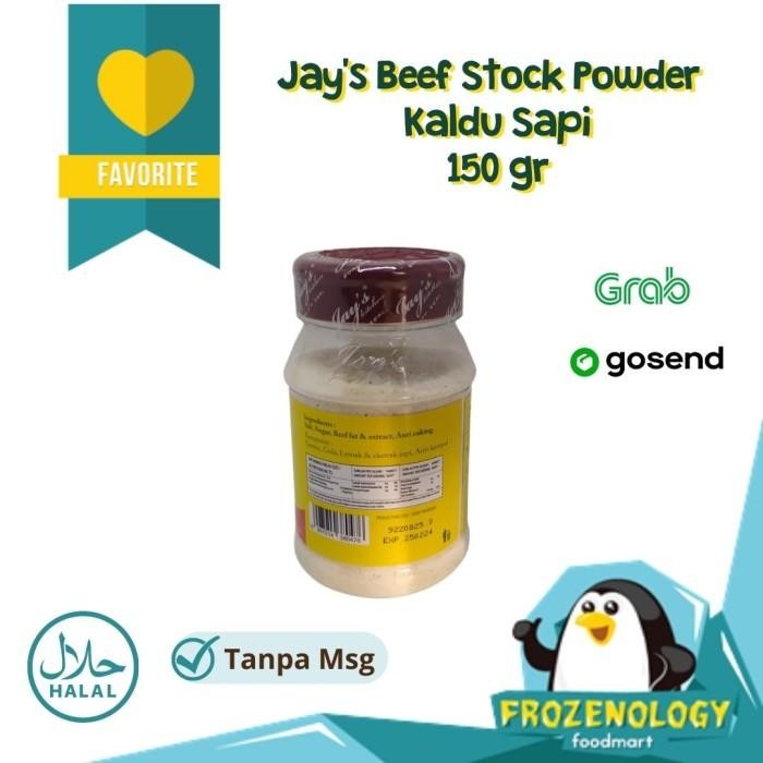 

(Allthebest) Jay's Beef Stock Powder Kaldu Sapi Bubuk 150gr Non MSG Kaldu MPASI