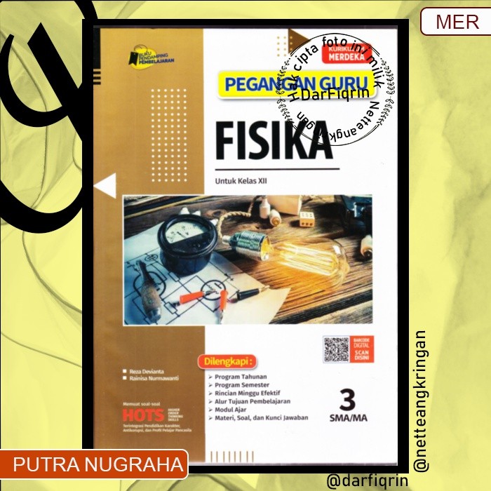 Pegangan Guru Fisika Kelas 12 Semester 1 dan 2-SMA/MA KURMER Kurikulum Merdeka-Putra Nugraha/Hayati/