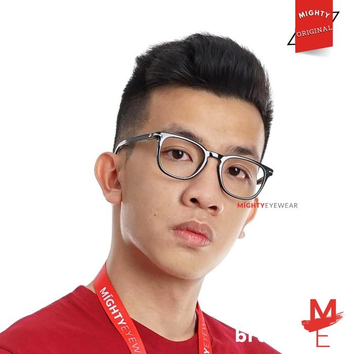 Mighty Kacamata Photochromic Antiradiasi Kotak Pria - Brazil