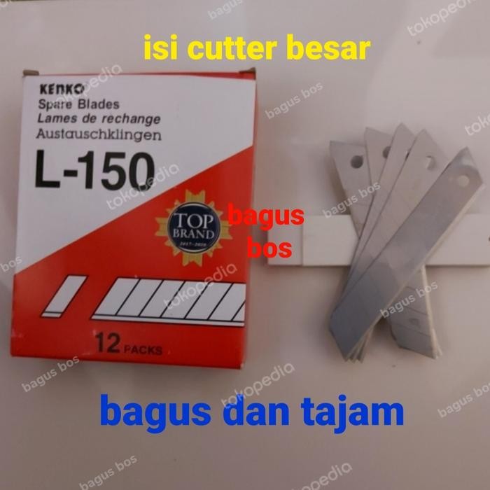 

ID REFILL / ISI CUTTER BESAR KENKO L150/L-150 DIJAMIN BAGUS BOS ORIGINAL