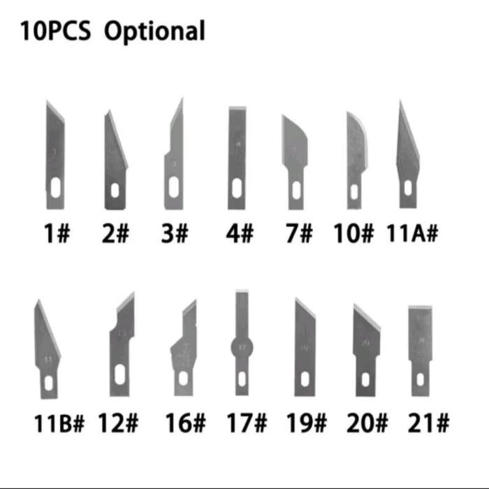 

ID REFILL MATA PISAU UKIR HOBBY KNIFE REFILL BLADES