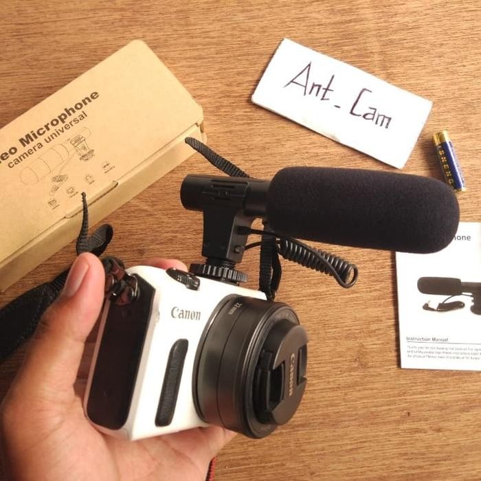 Saramonic - Mic Shot Gun External Vlog Youtube Kamera Canon Nikon Sony Fujifilm