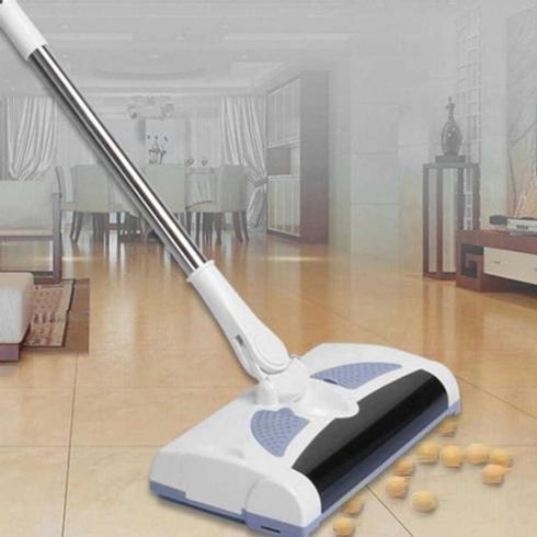 Sapu Pel Elektrik 2in1 Rechargeable/Alat Pel + Sapu Lantai otomatis